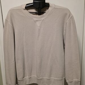 COS Men's Tan Crewneck Sweater